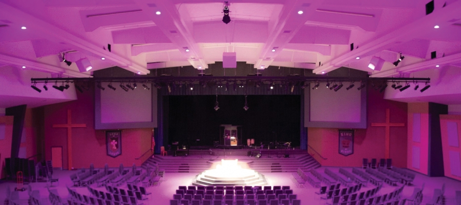 Chroma-Q Inspire Mini LED House Lights Reduce Running Costs for Maranatha Church