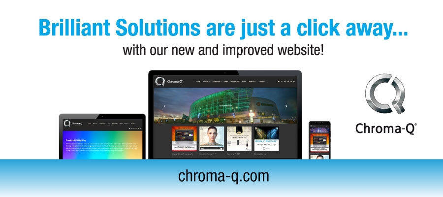 Chroma-Q Celebrates its 15th Year of LED Lighting Innovation with New Website