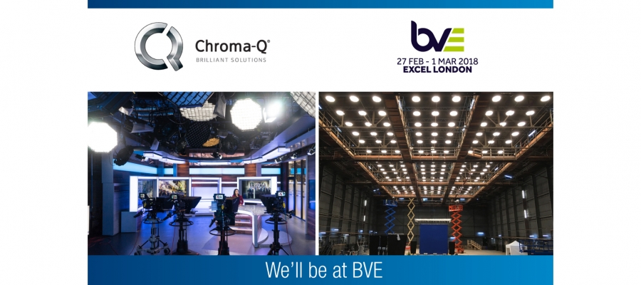 Chroma-Q Showcases Award-Winning Broadcast LED Lighting Solutions at BVE Expo 2018