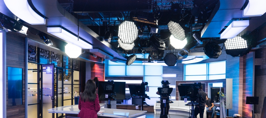 Chroma-Q Space Force Fixture Provides Powerful Soft Lighting for Marjan Television Network Studios