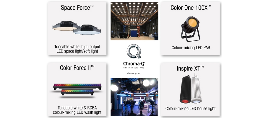 Chroma-Q Showcases Award-Winning Film & TV LED Lighting Solutions at BSC Expo 2018