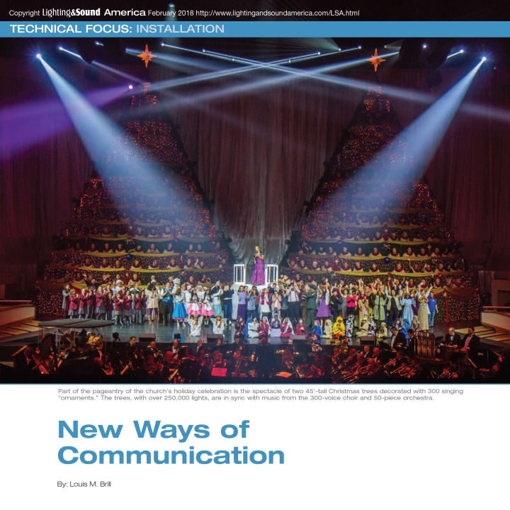 Chroma-Q Inspire in Lighting & Sound Magazine Technical Focus on Orlando's First Baptist Church Move in the 21st Century