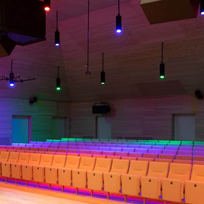 Chroma-Q Inspire XT in Conservatory of Music – Mondo dr Article